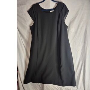 Jones Studio Separates Women's Black Dress Plus Size 22W Career A-Line